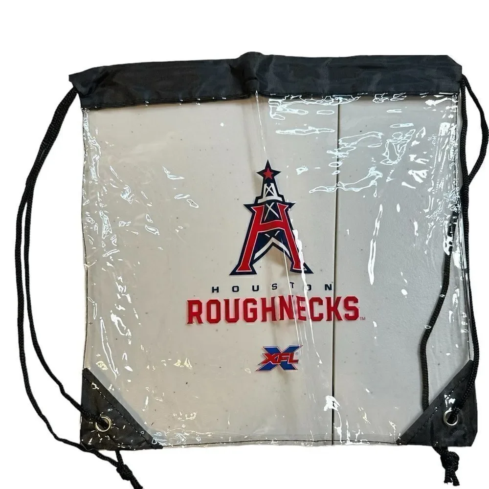 NWT ‘47 Houston Roughnecks Football Red Adjustable Baseball Cap Hat Stadium Bag